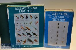 2x Fishing Books on Flies – Veniard, John “Reservoir Lake Flies - Fly Dressings and Fishing