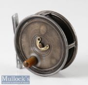 Hardy Bros Uniqua 2 7/8” MkI Dup Alloy Fly Reel with horseshoe latch, smooth foot, good check,