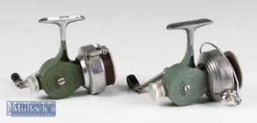Record Thommen Swiss Made Spinning Reel - Reel is intact nice handle, half bail arm, looks to be all