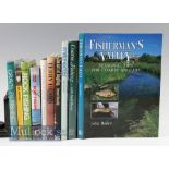 10x Various Fishing Books to include The Art of Angling, Rock Fishing, Coarse Fishing with Matt