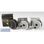 3x Unused Daiwa fly reels to include 3 ½” Strike Force fly reel, and 2x SF 708 7-8-9 weight 3 3/8”