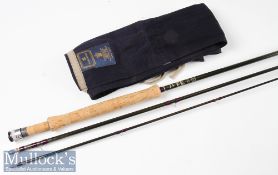Trout Fly Rod: Hardy Made in England “Hardy Favourite Graphite” fly Rod-10’6” 3pc line 7/8# with