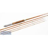 Combination Fly/Spinning Rod: Japanese Split cane trout fly and spinning rod – 8ft 3pc fly rod