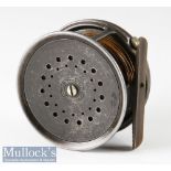 Hardy Bros England 4 ¼” Dup Mk II perfect alloy salmon fly reel broken check spring, stamped O.K