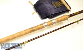 Carp Rod: Hardy Made in England Richard Walker Carp No.1 hollow glass rod – 10ft 2pc with agate