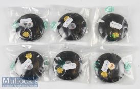 Abu Ambassadeur Black Colour Side Plates (6) in 4000/5000/6000 size, part 21053 in packaging