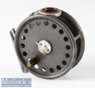 Hardy Bros England 3 3/8” St George alloy fly reel with agate line guide, rim tensioner, alloy foot,