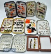 Fly Box Selection (6) – incl 4x Wheatley foam lined trout fly boxes, one having swing leaf, all
