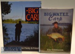 2x Books on Carp fishing: Paisley, T & Friends - “Big Carp” 1st ed 1990 c/w dust jacket – illus (