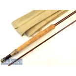 Brook Fly Rod: The Struan Dry Fly Hollow Glass rod – 6ft 8in 2pc with 11.25” clean cork handle