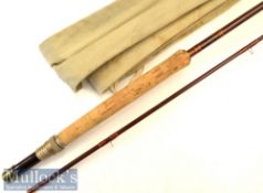 Brook Fly Rod: The Struan Dry Fly Hollow Glass rod – 6ft 8in 2pc with 11.25” clean cork handle