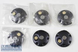 Abu Ambassadeur Dark Grey Colour Side Plates (6) in 4000/5000/6000 size, part 20859 in packaging