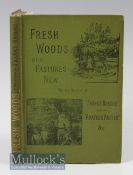 Late 19th century fishing book: The Amateur Angler - “Fresh Woods and Pastures New” 1st ed 1887