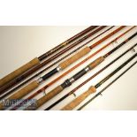 Collection of Salmon and Trout Fly and Spinning rods (4) – Henry W Aiken Ltd London Super Flex S