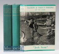 Collection of “Jock Scott” Fishing Books (3): titles incl “Salmon and Trout Fishing Up to Date”