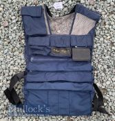 Marc Petitjean Fishing Vest multi pocket vest in navy blue colour, appears unused