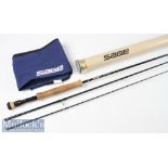 Fly Rod: Sage RPLXi Graphite III Trout Fly Rod – 9ft 3pc line 6#- wt 3 9/16oz - with 2x fuji style