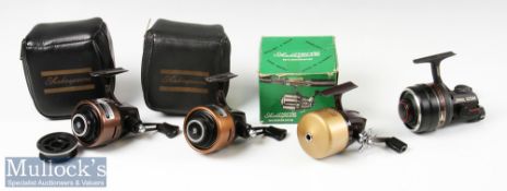 Noris Shakespeare Wonderspin 2662 closed face reel with box together with 2x Shakespeare Match