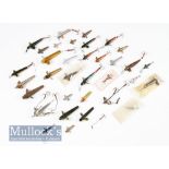 Assorted Minnow baits with some Hardy baits included plus Murdochs, in varying sizes (#30)