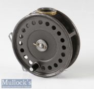 Hardy Bros England 3¾” St George Mk II alloy fly reel with agate line guide, rim tensioner, alloy