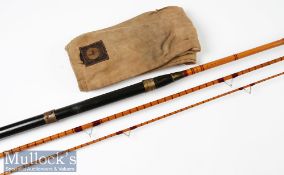 Interesting and Early Coarse Rod: Unnamed Allcocks “The Wallis Wizard” whole cane and split cane rod