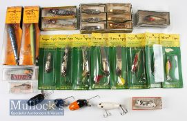 Mixed Baits and Lures Selection incl 6x Pfleuger Chum Spoons in boxes, 3 in silver finish and 3 in