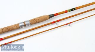 Whole and split cane Coarse Rod: Allcocks Super Wizard whole cane and split cane rod-11ft 3pc with