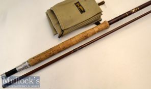 Trout Fly Rod: B James & Son In Assoc with Bruce & Walker Mk I Hollow Glass Fly Rod – 9ft 5in 2pc