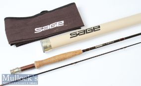 Fly rod: Sage RPL490 Graphite III Trout Fly Rod – 9ft 2pc line 4# wt 3 1/4oz - Grey Agate lined butt