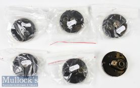 Abu Ambassadeur 4600 CI Black Colour Side Plates (6) part 21117 in packaging