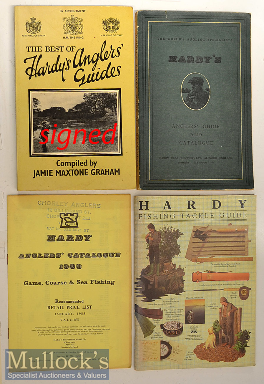 Collection of Hardy Tackle Guides (4): 1955 Hardy’s Anglers’ Guide and Catalogue 62nd Ed in original
