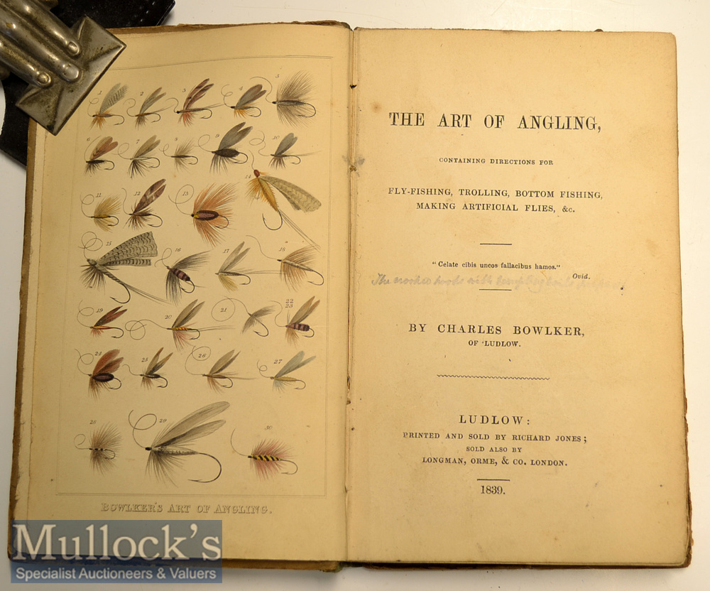 Fishing Book – Bowlker, Charles - “The Art of Angling, containing directions for Fly-Fishing, - Image 2 of 2