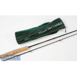Fly rod: Bob Church Dever Carbon Trout Fly Rod - 8ft 2pc line 4/5/6# -fitted throughout with fuji