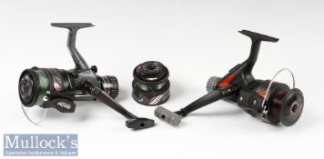 2x Spinning Reels – Daiwa Graphite GX1655TH reel with spare spool, with a Silstar FX50 reel, both