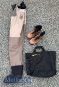 Simms Waders and Wychwood Wading Boots – boots size 11 with bag