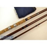 Match/Course Rod: Bruce & Walker CTM Double A Hand Built Hollow Glass Rod – 13ft 3pc clean 28.5”