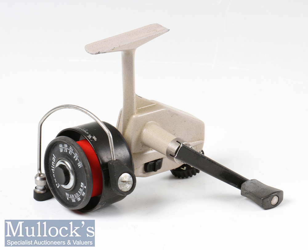 ABU Cardinal 4 fixed spool reel with full bail arm, LHW, the foot stamped 810801, on / off check