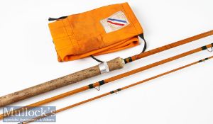 Split Cane Spey Fly rod: Pezon et Michel parabolic Saumon fly rod – 13ft 3pc with test curve