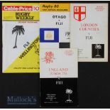 1970 & 1980 Fijian Foursome Rugby Programmes (4): The issues from Fiji’s games with London