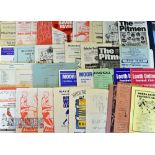 Collection of non-league football match programmes with a huge variation of clubs (some of which you