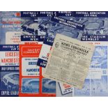Collection of Community Song sheets from ‘big’ matches to include FA Cup Finals 1953, 1956, 1960 x