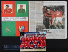 1974 Invincible British & I Lions in S Africa Rugby Package: Large issue, 2nd Test at Pretoria,