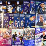 Scotland Home Rugby Programmes 2000s (18): Selection of issues from Scotland games v England (