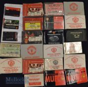 Collection of Manchester United season ticket books from 1988/89 – 2000/20001 (not consecutive) some