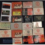 Collection of Manchester United season ticket books from 1988/89 – 2000/20001 (not consecutive) some
