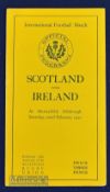 1930 Scarce Scotland v Ireland Rugby Programme: Four lovely recent team photos and the standard