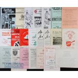 Collection of Welsh match programmes covering various tournaments including Cookson and Alves