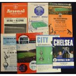 Collection of Charity Shield football programmes 1953 Arsenal v Blackpool, 1958 Bolton Wanderers v