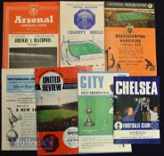 Collection of Charity Shield football programmes 1953 Arsenal v Blackpool, 1958 Bolton Wanderers v