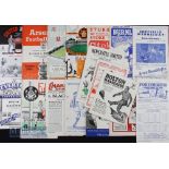 1950/51 Selection of Blackpool away league match programmes to include Manchester Utd, Bolton